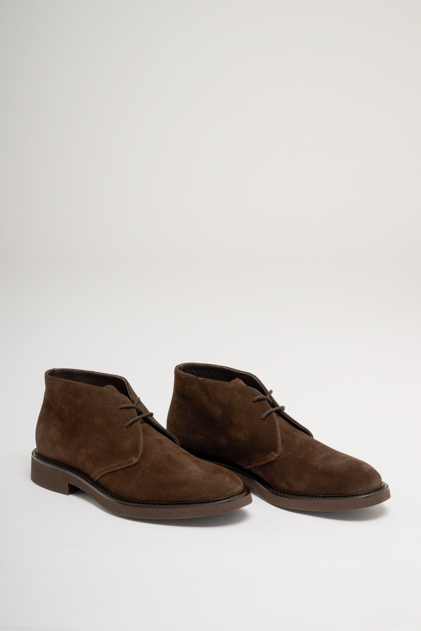  Doucal's Brown Leather Chukka Boots Marrone Uomo - 3