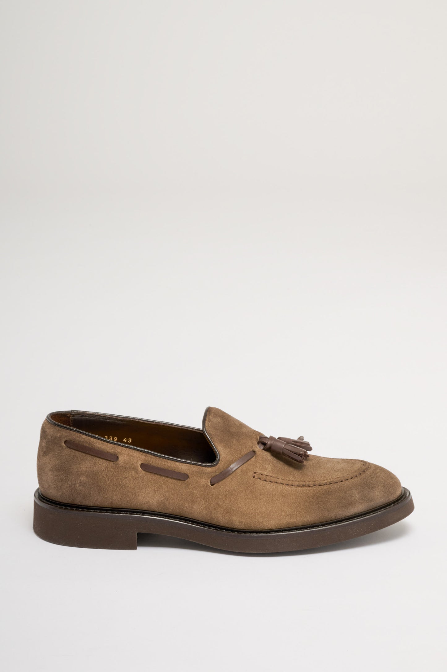  Doucal's Tassel Loafer Brown Leather Marrone Uomo - 1