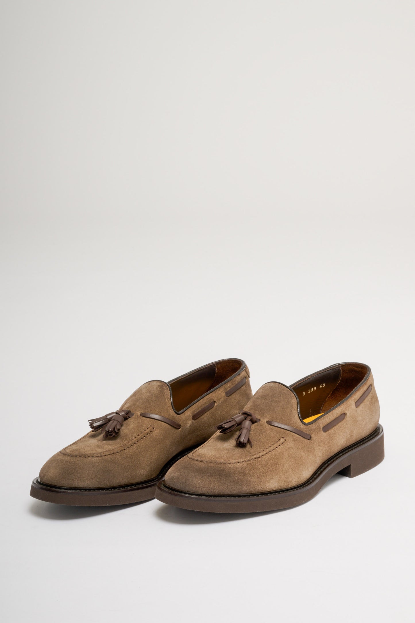  Doucal's Tassel Loafer Brown Leather Marrone Uomo - 2