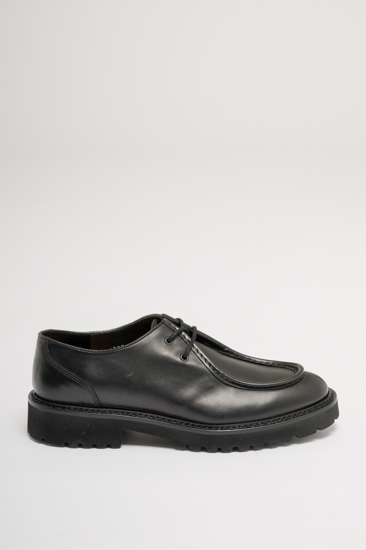  Doucal's Leather Trimmed Shoe In Black Nero Uomo - 1