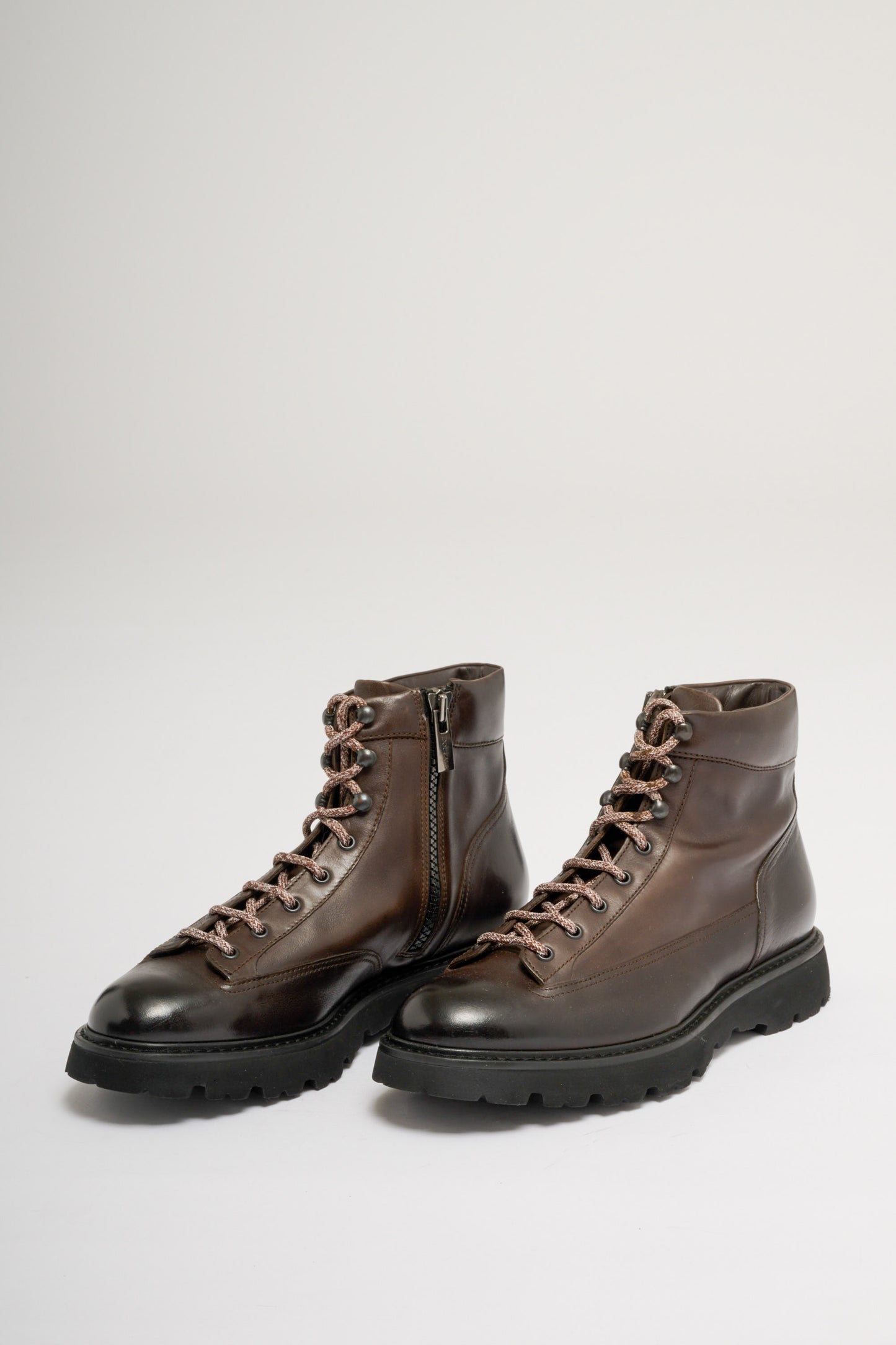  Doucal's Derby Boot Zip Marrone Marrone Uomo - 2