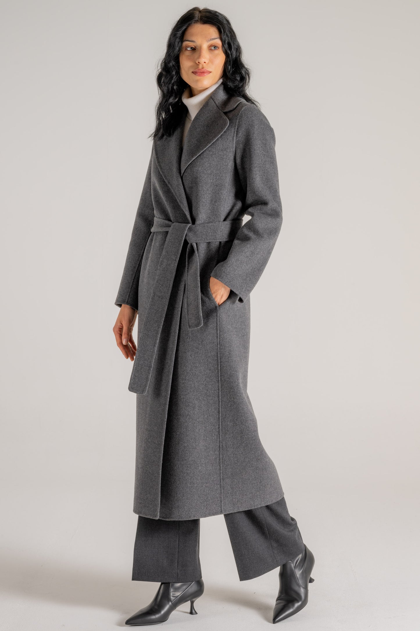  Max Mara S Cappotto Grigio Grigio Donna - 2