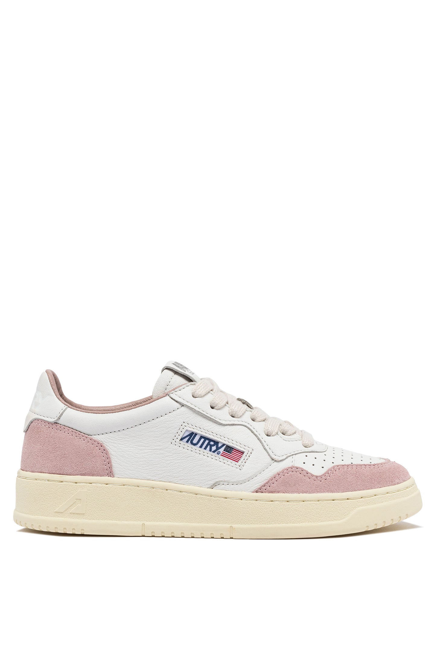  Autry Sneakers Medalist Low Suede Pink Rosa Donna - 1