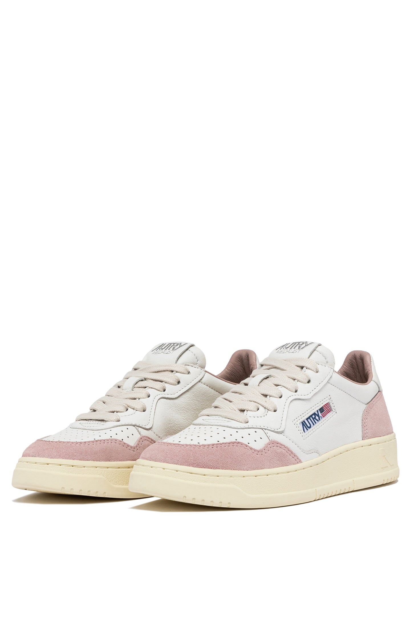  Autry Sneakers Medalist Low Wom Goat Suede Rosa Rosa Donna - 2