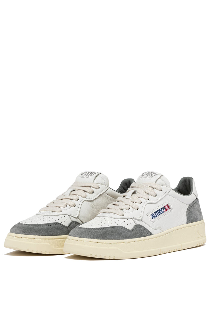 Autry Sneakers Medalist Low Suede Grigio-2