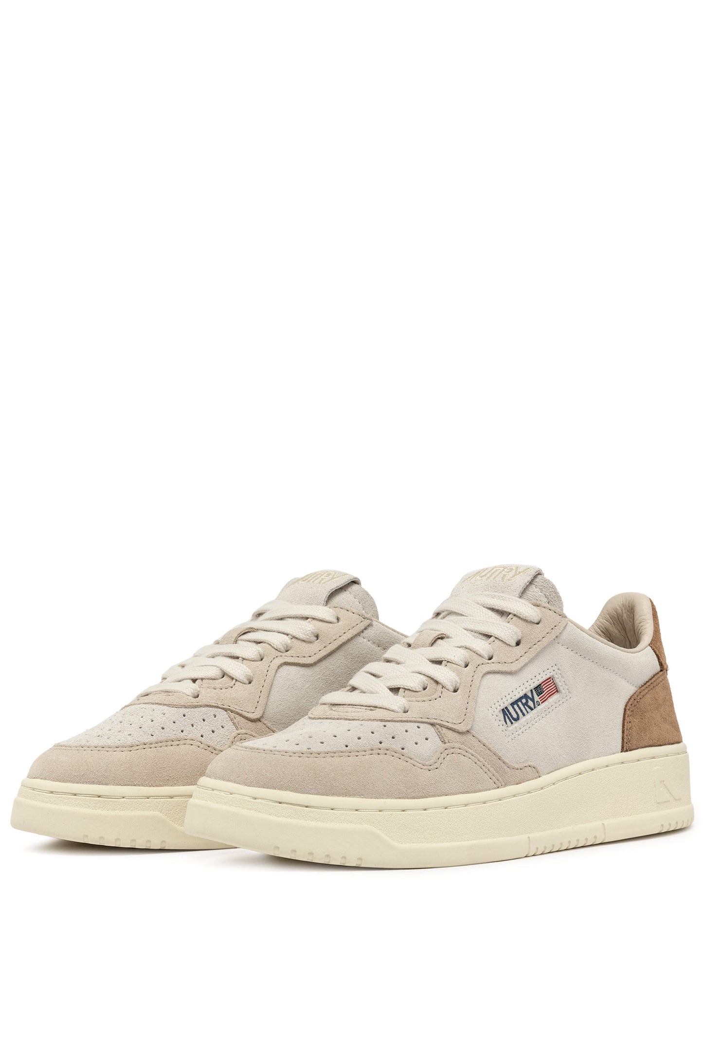  Autry Sneakers Medalist Low Wom Tric Suede Beige Beige Donna - 2