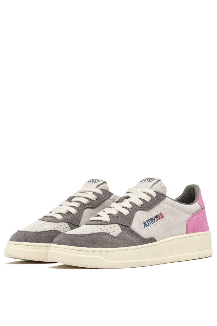 Autry Sneakers Medalist Low Suede Pink-2