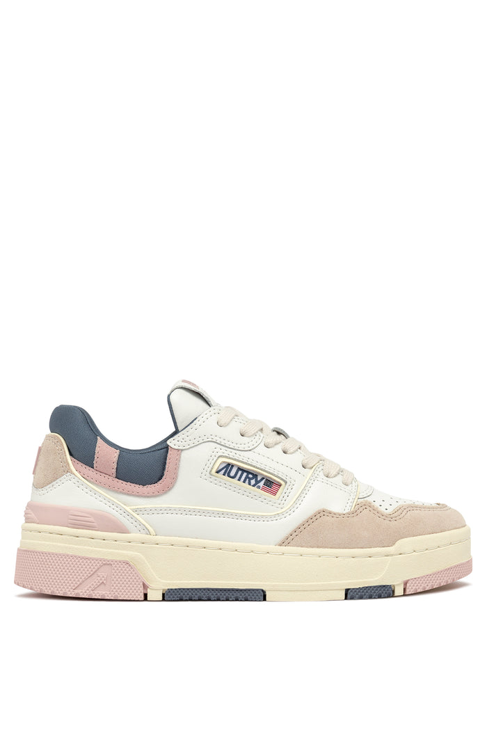 Autry Sneakers CLC Low Pelle/Tessuto Beige