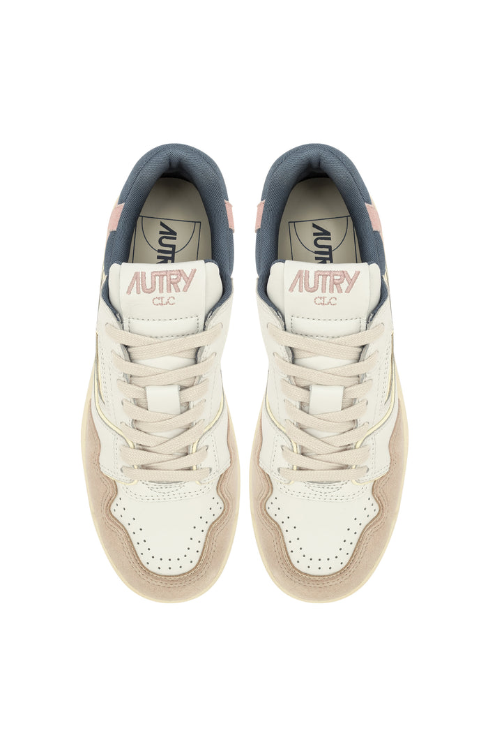  Autry Sneakers Clc Low Wom Beige Beige Donna - 5