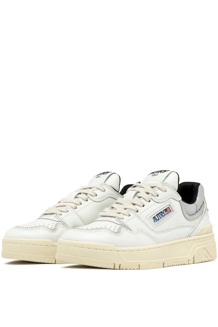 Autry Sneakers CLC Low Pelle Bianco-2