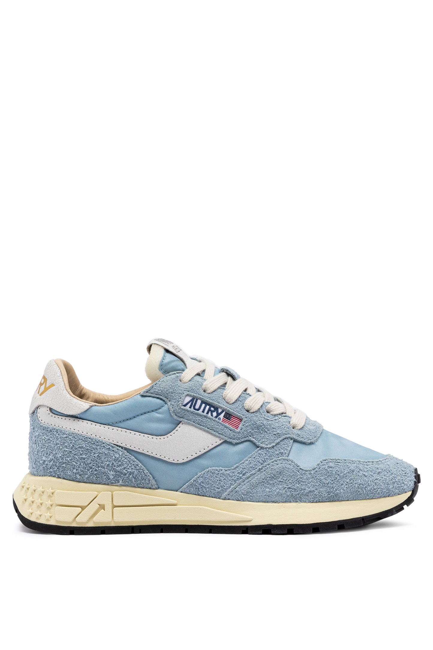  Autry Sneakers Reelwind Low Leather/fabric Blue Azzurro Donna - 1