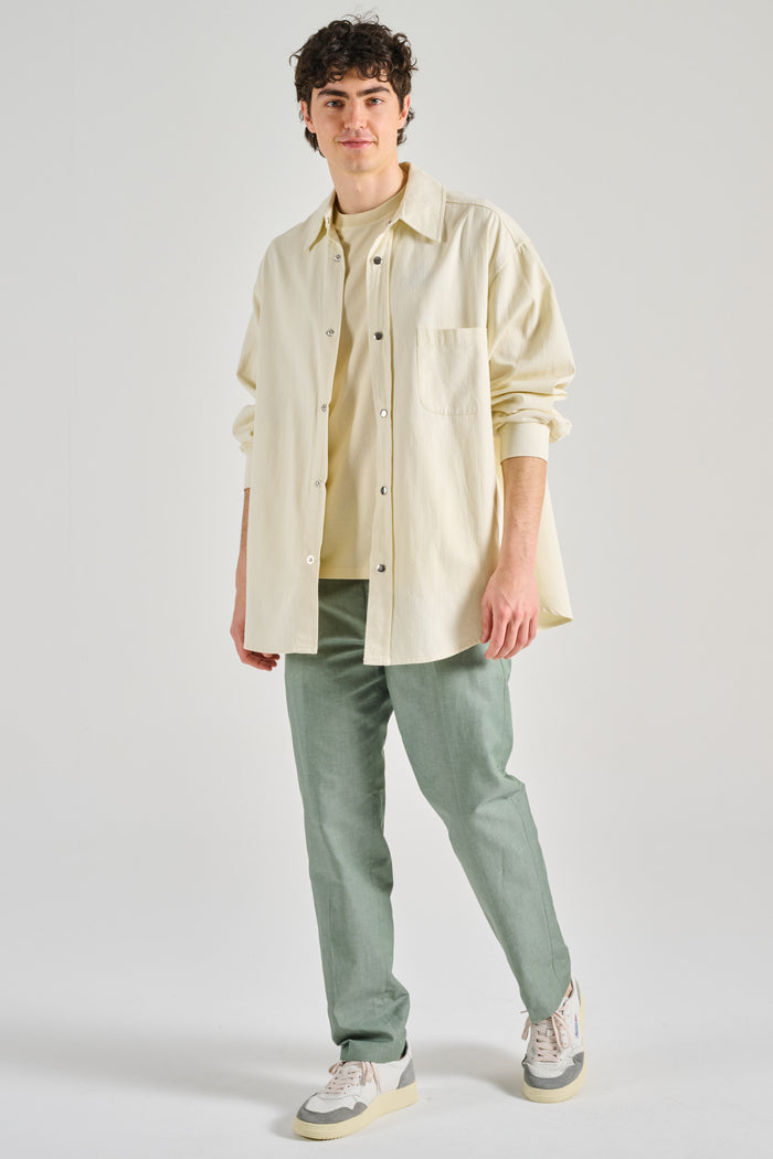 Autry Over Shirt Jacket Main Unisex Beige Uomo-2