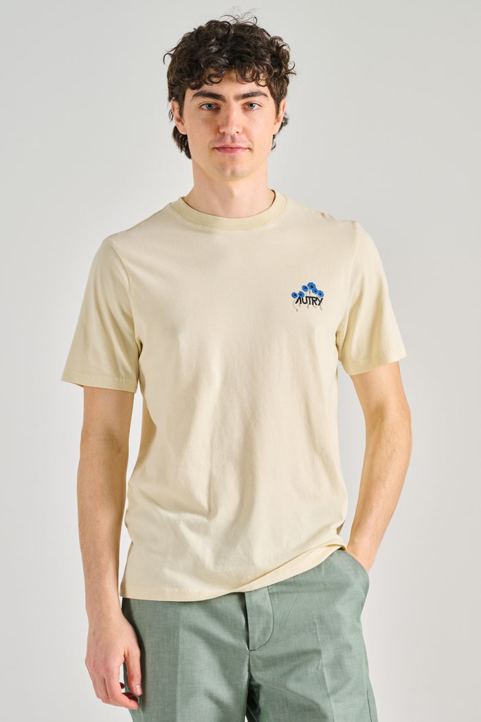 Autry T-shirt Main Man Beige Uomo