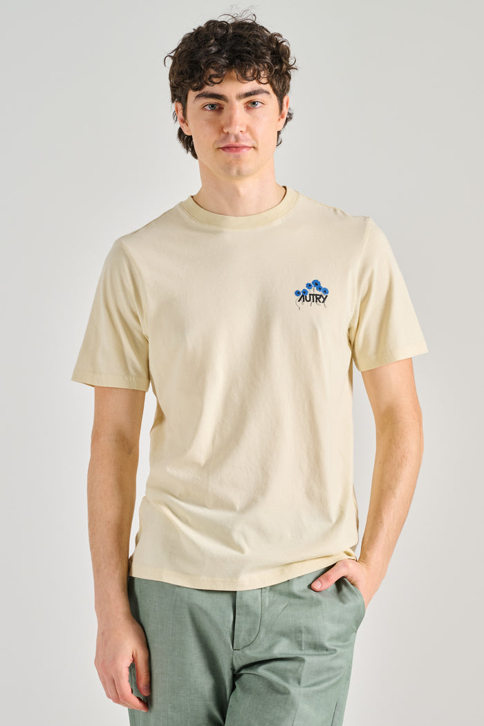 Autry T-shirt Main Man Beige Uomo-2