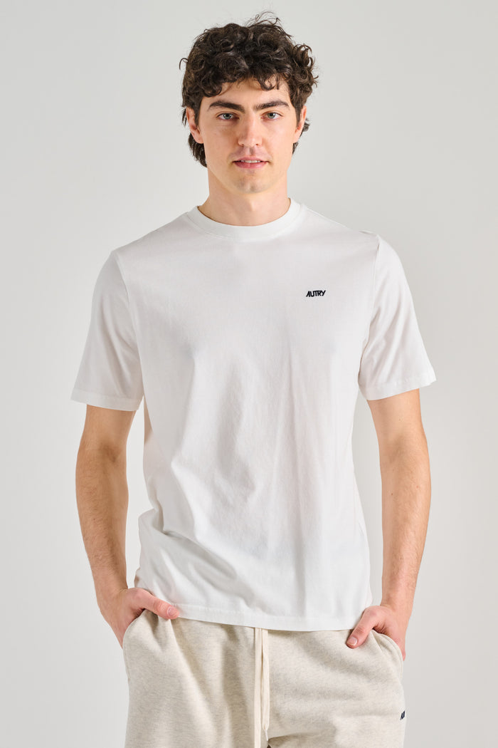 Autry T-shirt Main Man Bianco Uomo-2