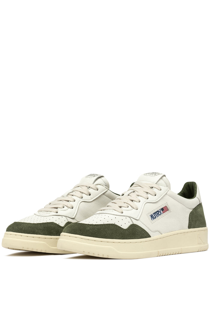 Autry Sneakers Medalist Goat Suede Green-2