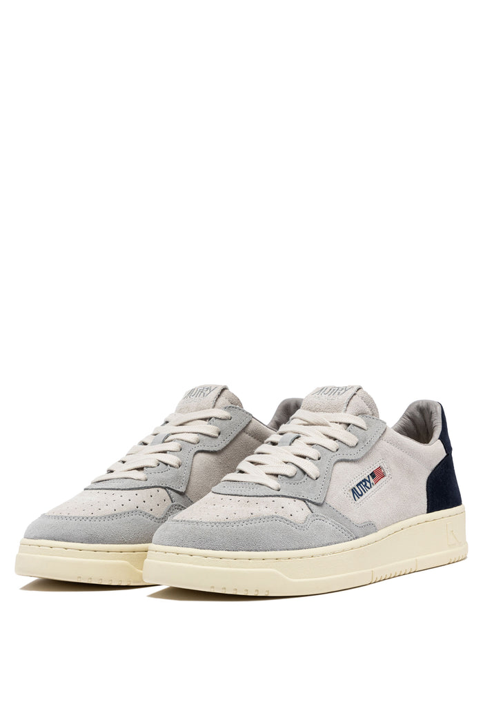 Autry Sneakers Medalist Low Suede Grigio-2