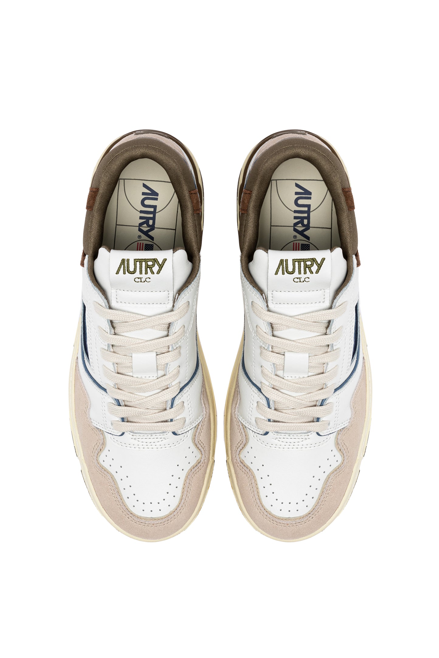  Autry Sneakers Clc Low Main Beige Beige Uomo - 5