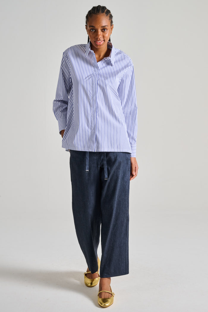 Max Mara S Camicia Blu Donna-2