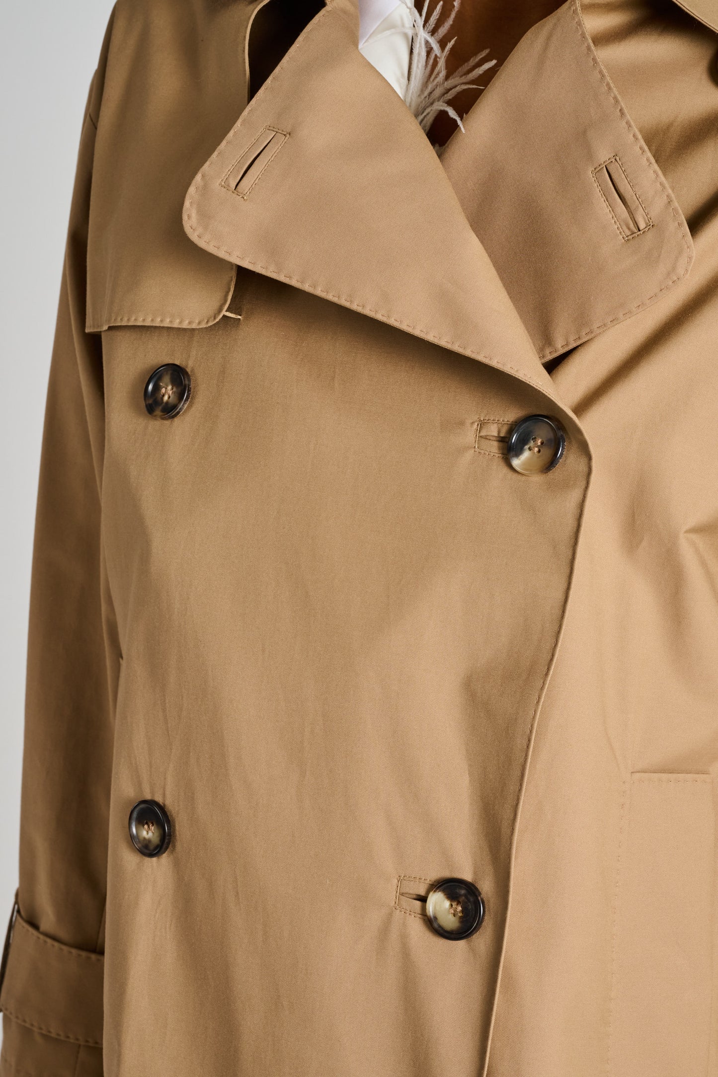  Max Mara The Cube Impermeabile Beige Beige Donna - 3
