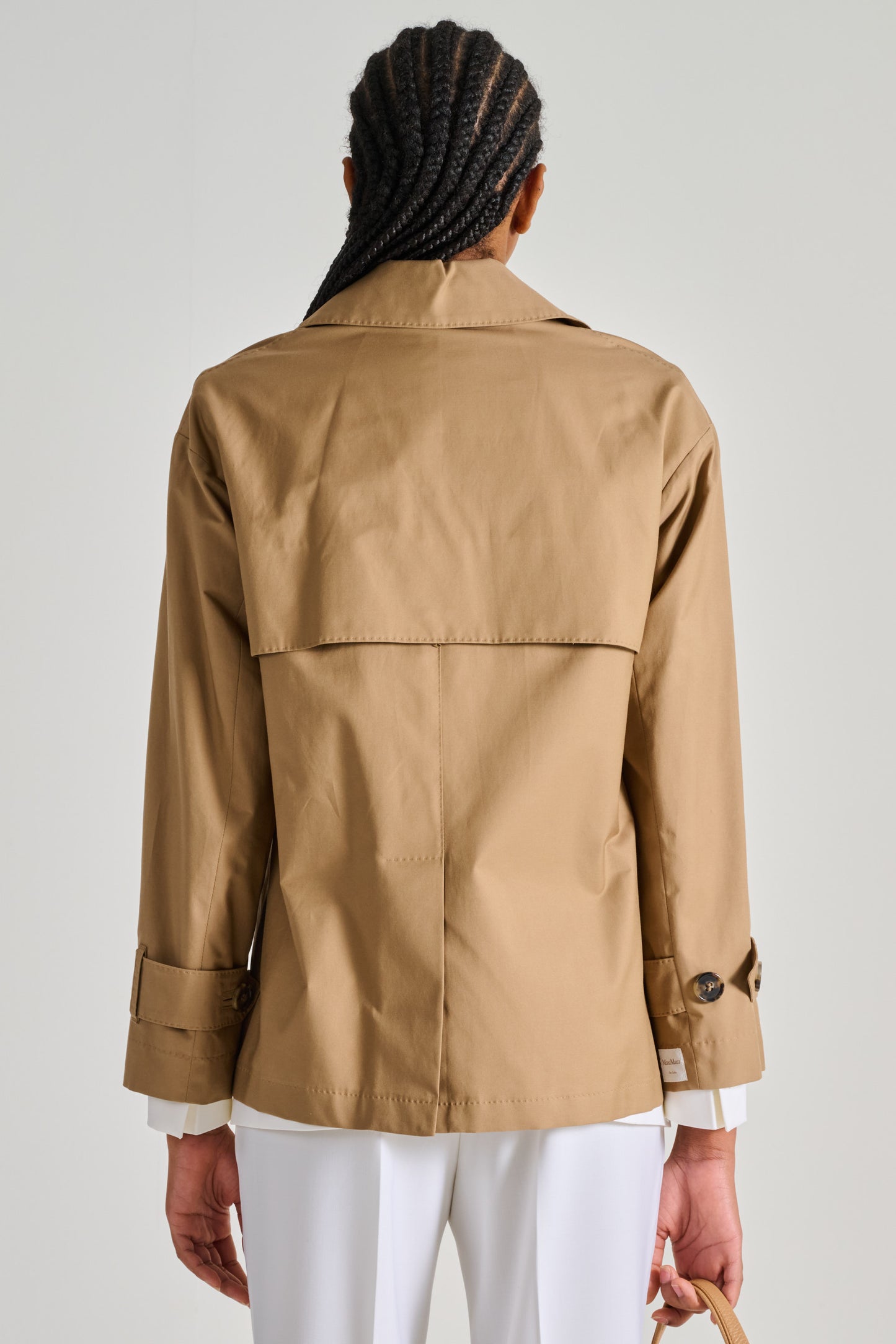  Max Mara The Cube Impermeabile Beige Beige Donna - 4