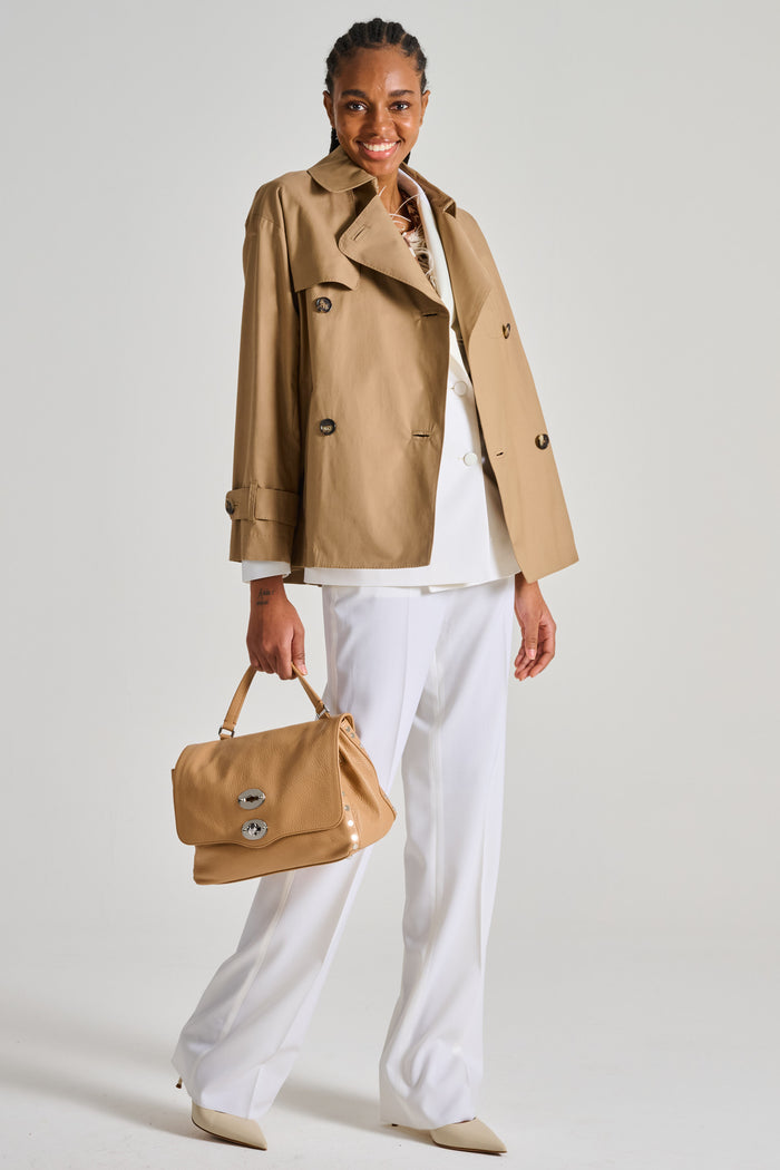  Max Mara The Cube Impermeabile Beige Beige Donna - 7