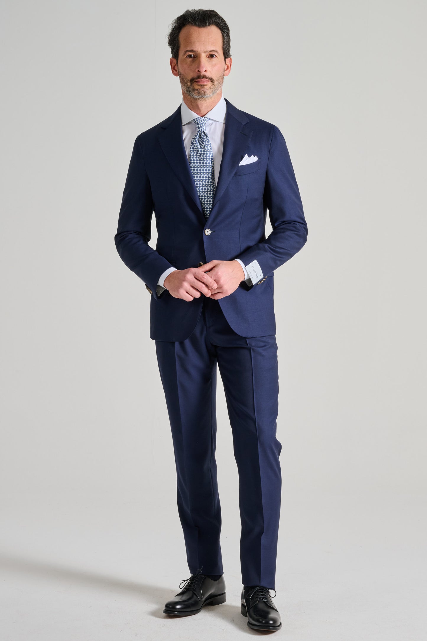  Caruso Blue Suit Blu Uomo - 1