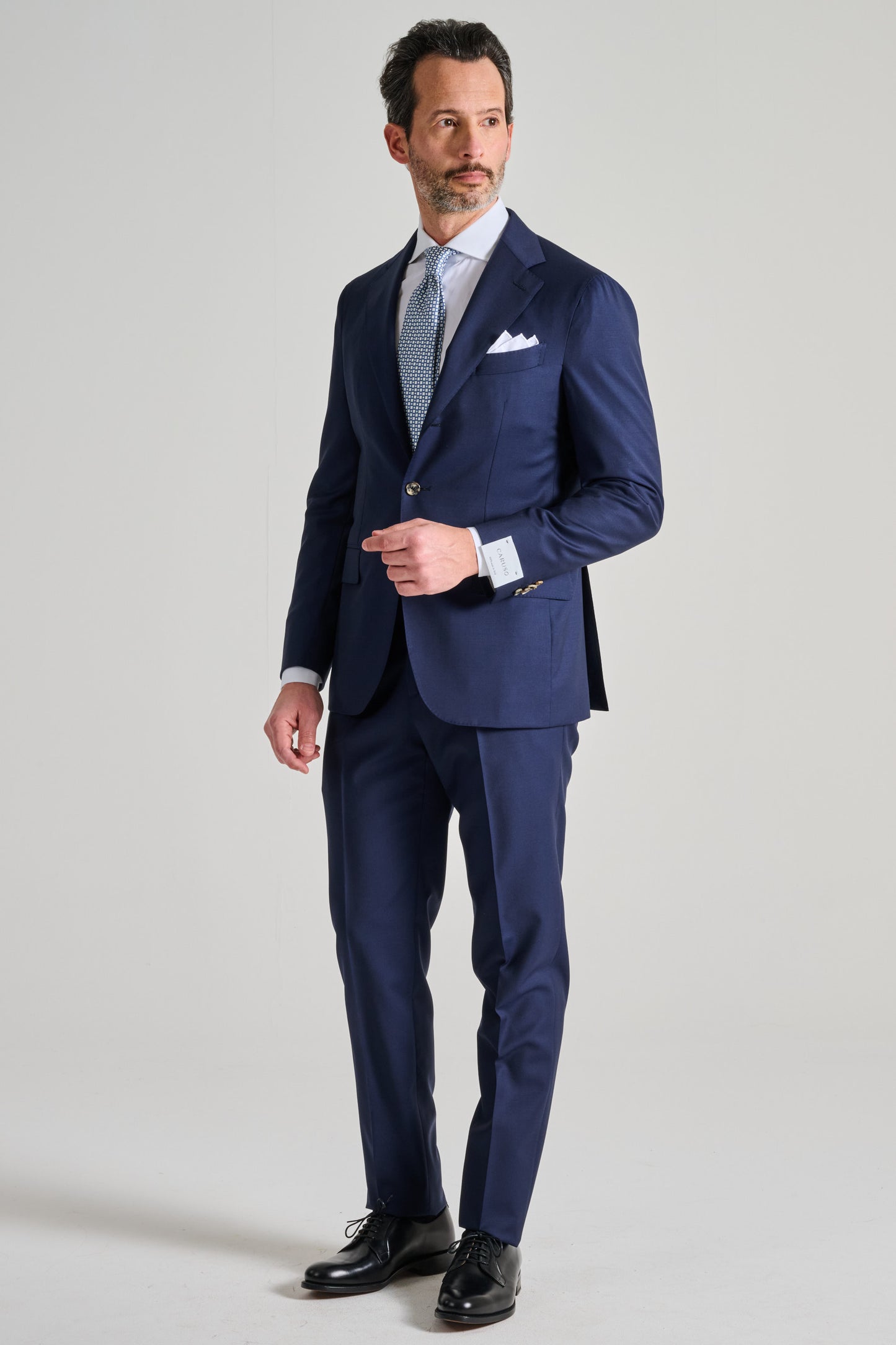  Caruso Blue Suit Blu Uomo - 2