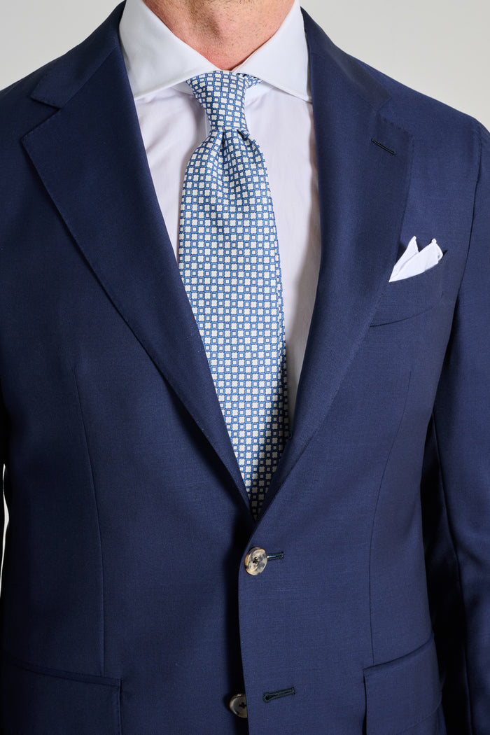  Caruso Blue Suit Blu Uomo - 6