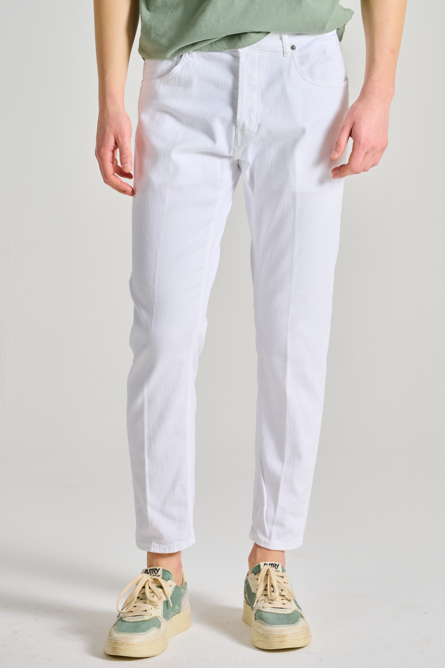  Dondup Jeans Dian Cotton White Bianco Uomo - 1