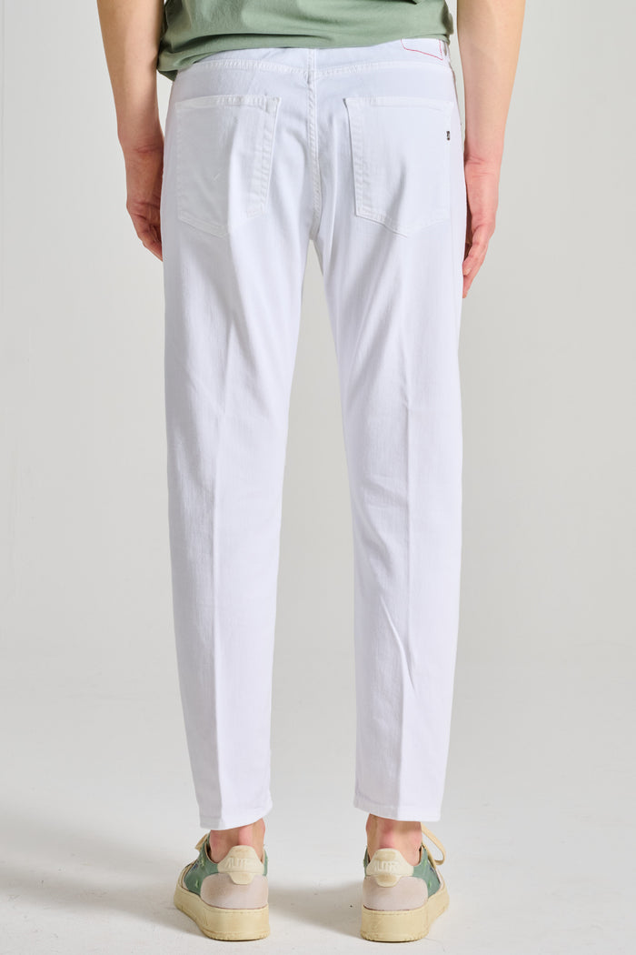  Dondup Jeans Dian Cotton White Bianco Uomo - 3