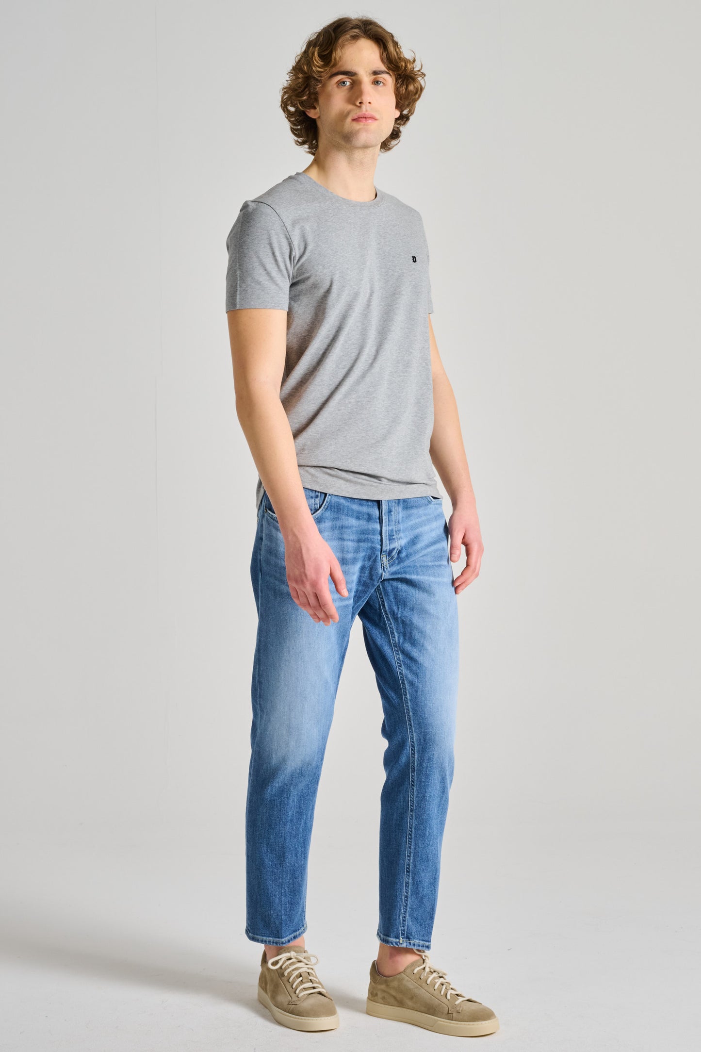  Dondup T-shirt Grigio Grigio Uomo - 3