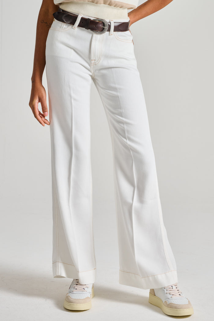 7 For All Mankind Jeans Modern Dojo Tencel White