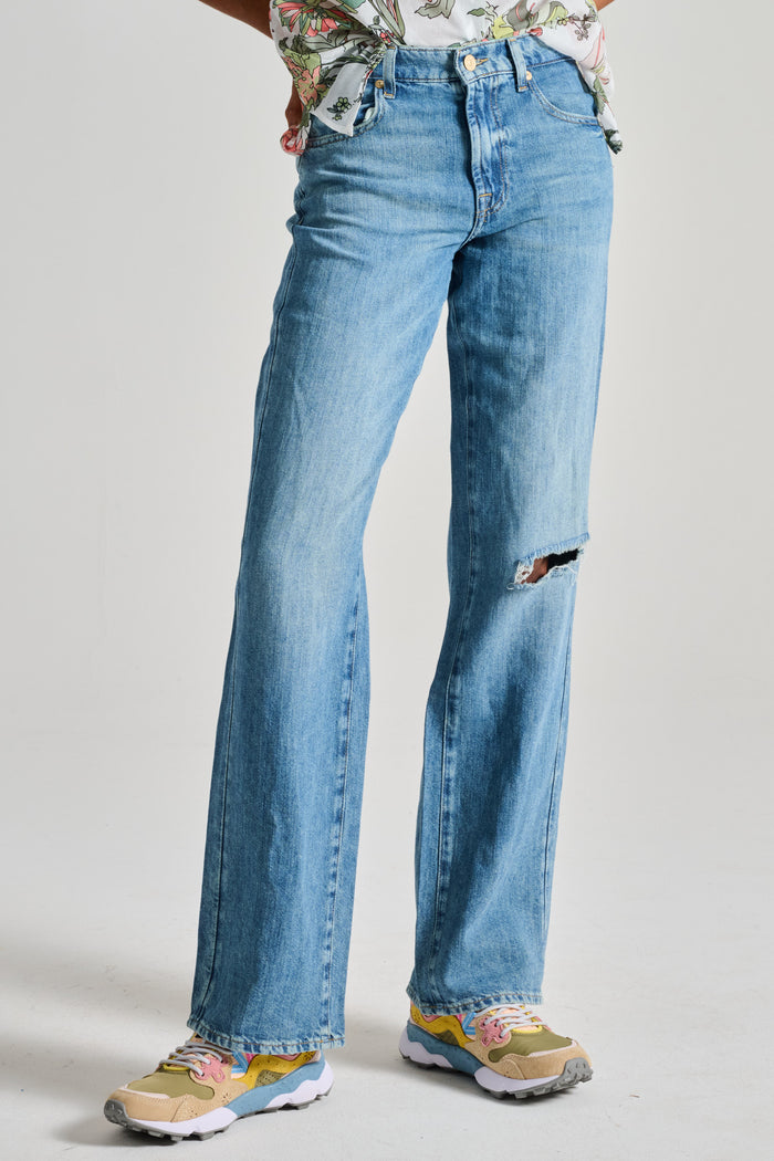 7 for all mankind Jeans Tess Trouser Arizona Denim Blue-2