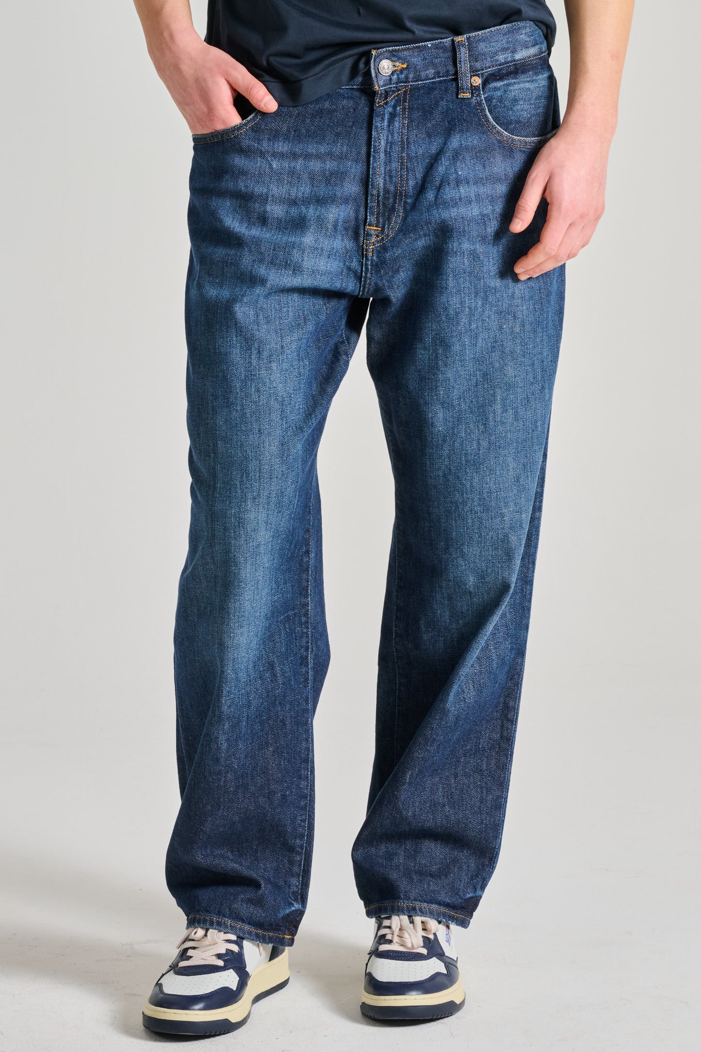  7 For All Mankind Jeans Ryan Roadmap Denim Blue Uomo - 1