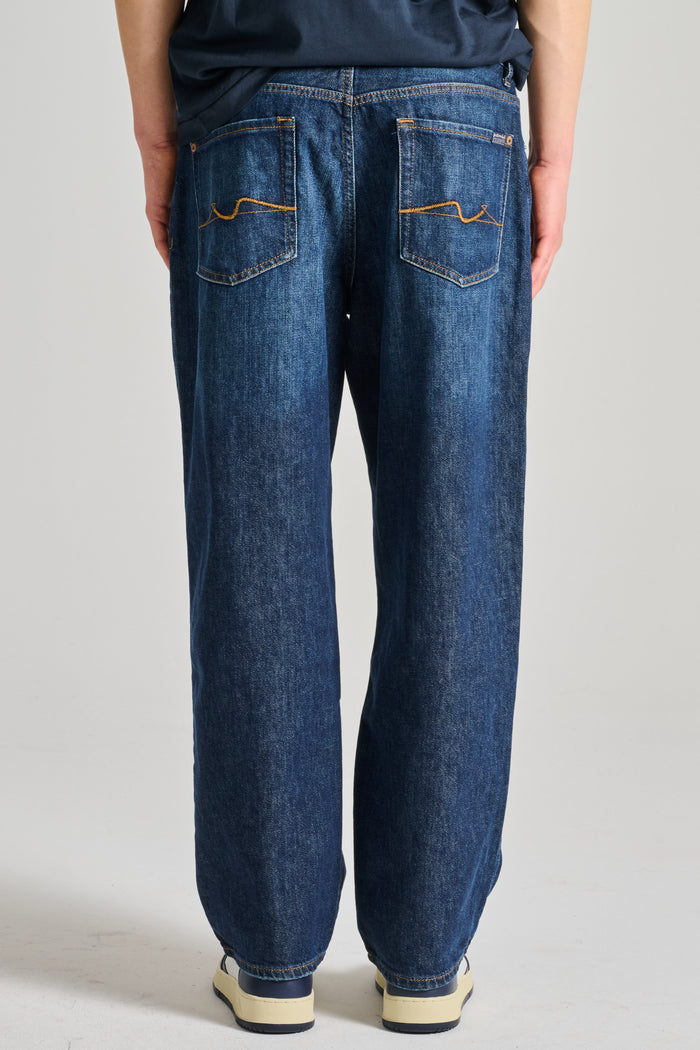  7 For All Mankind Jeans Ryan Roadmap Denim Blue Uomo - 4