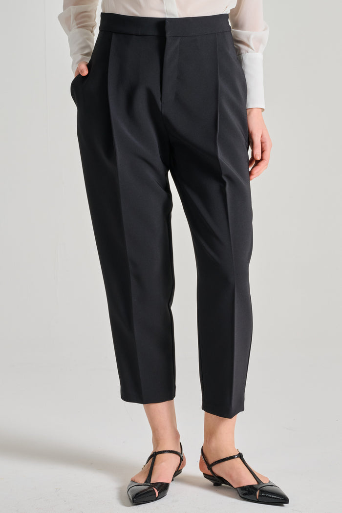 Elisabetta Franchi Pantalone Essential Nero Donna