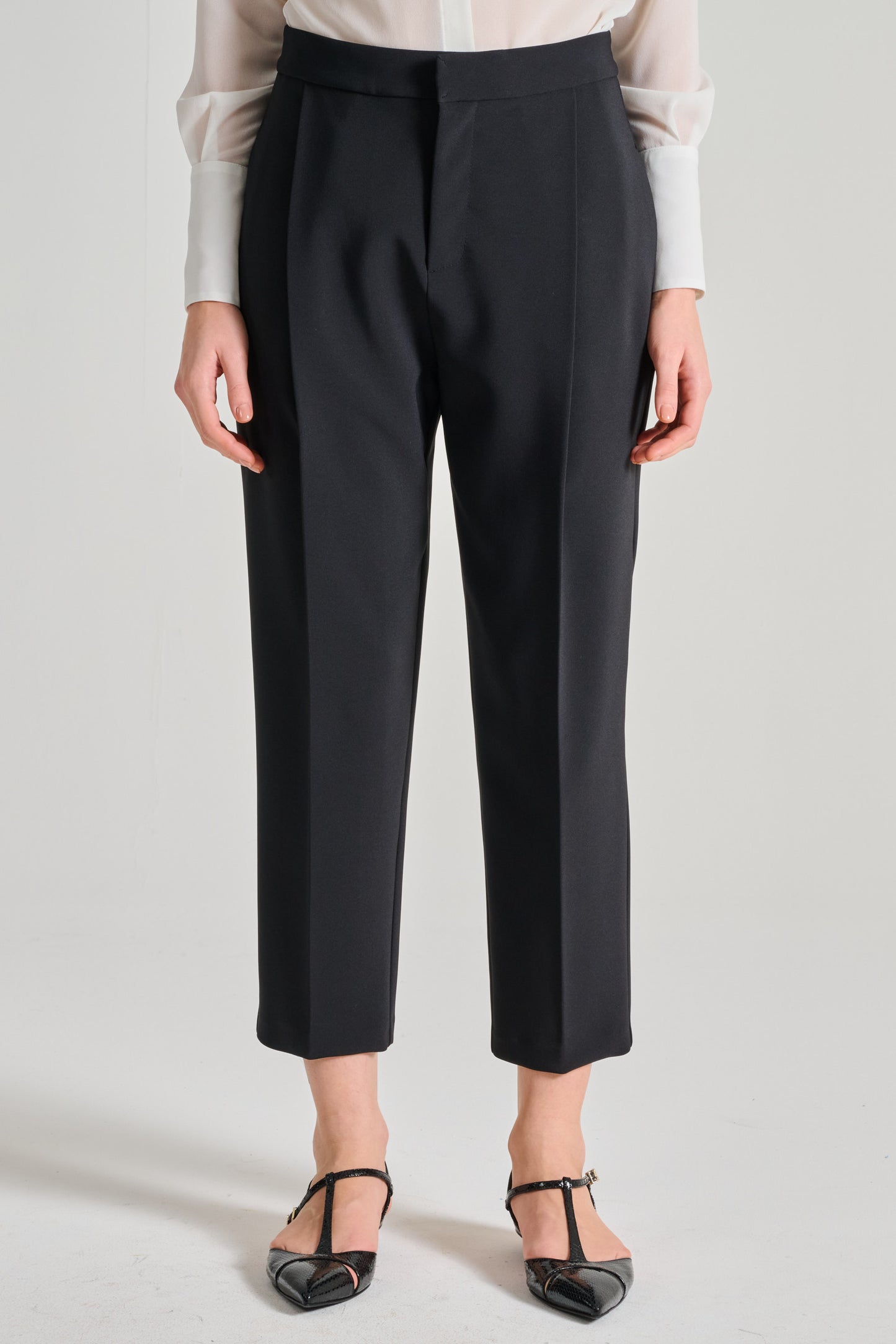  Elisabetta Franchi Pantalone Essential Nero Nero Donna - 2