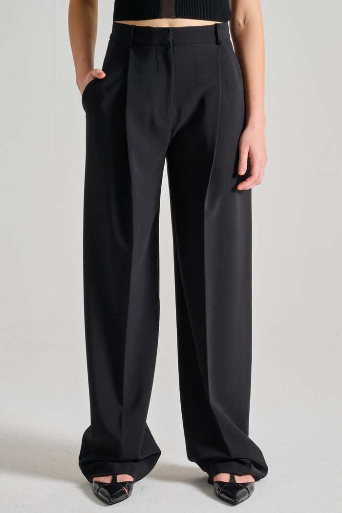 Elisabetta Franchi Pantalone Essential Nero Donna