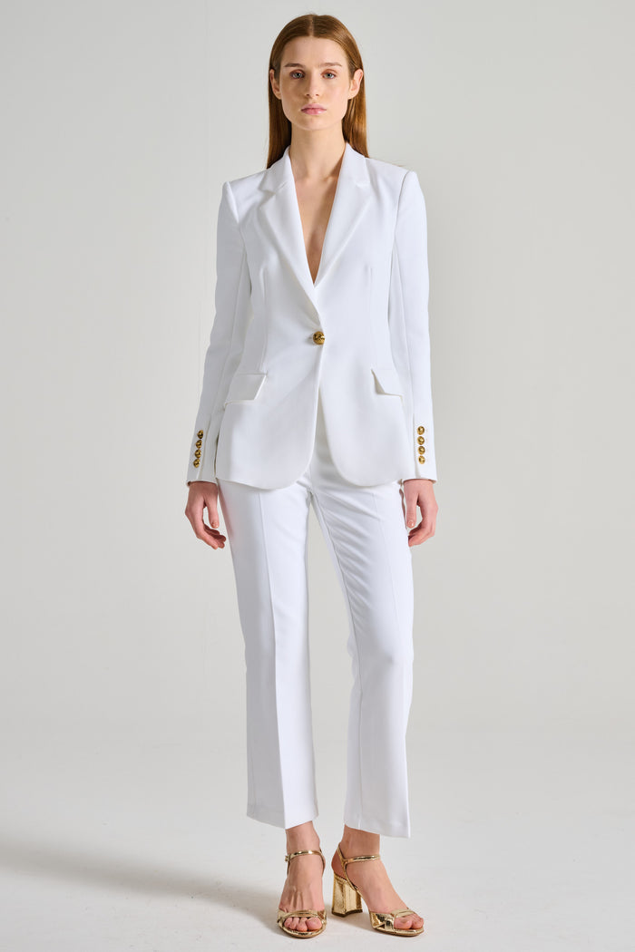 Elisabetta Franchi Tailleur Bianco Donna-2