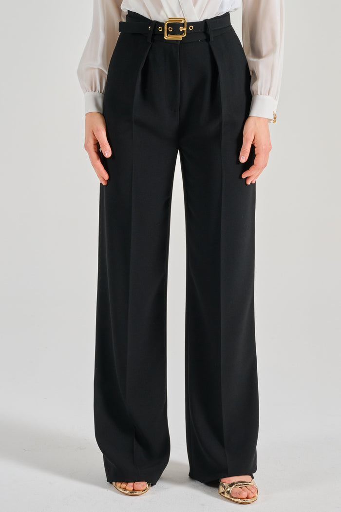 Elisabetta Franchi Pantalone Nero Donna