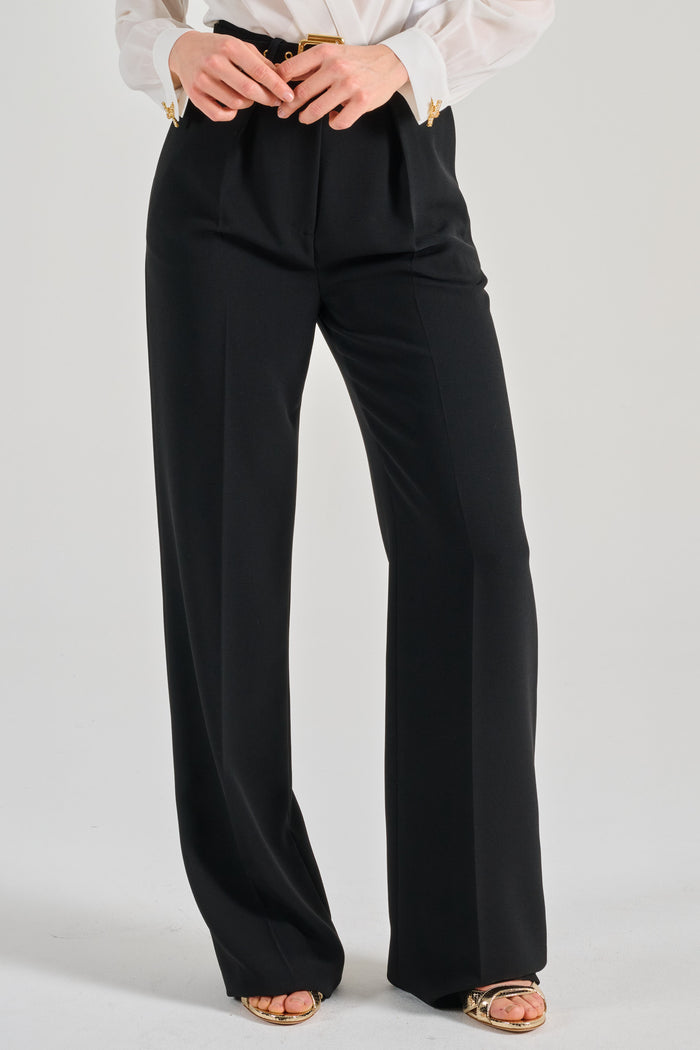 Elisabetta Franchi Pantalone Nero Donna-2