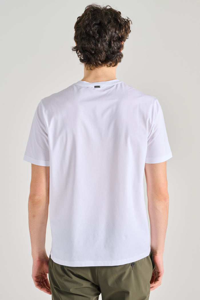 Herno T-shirt Jersey Stretch Bianco Uomo-2