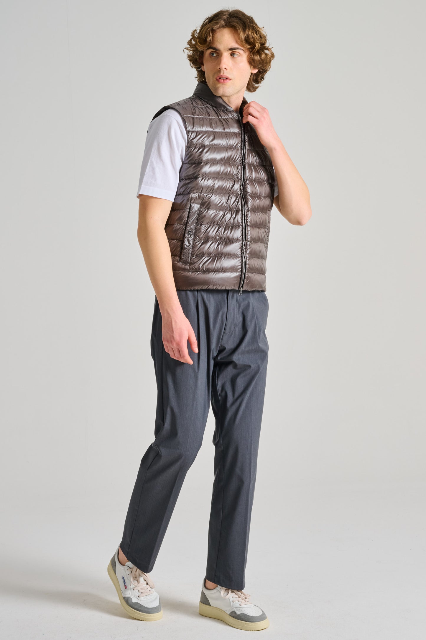  Herno Gilet Grigio Grigio Uomo - 2