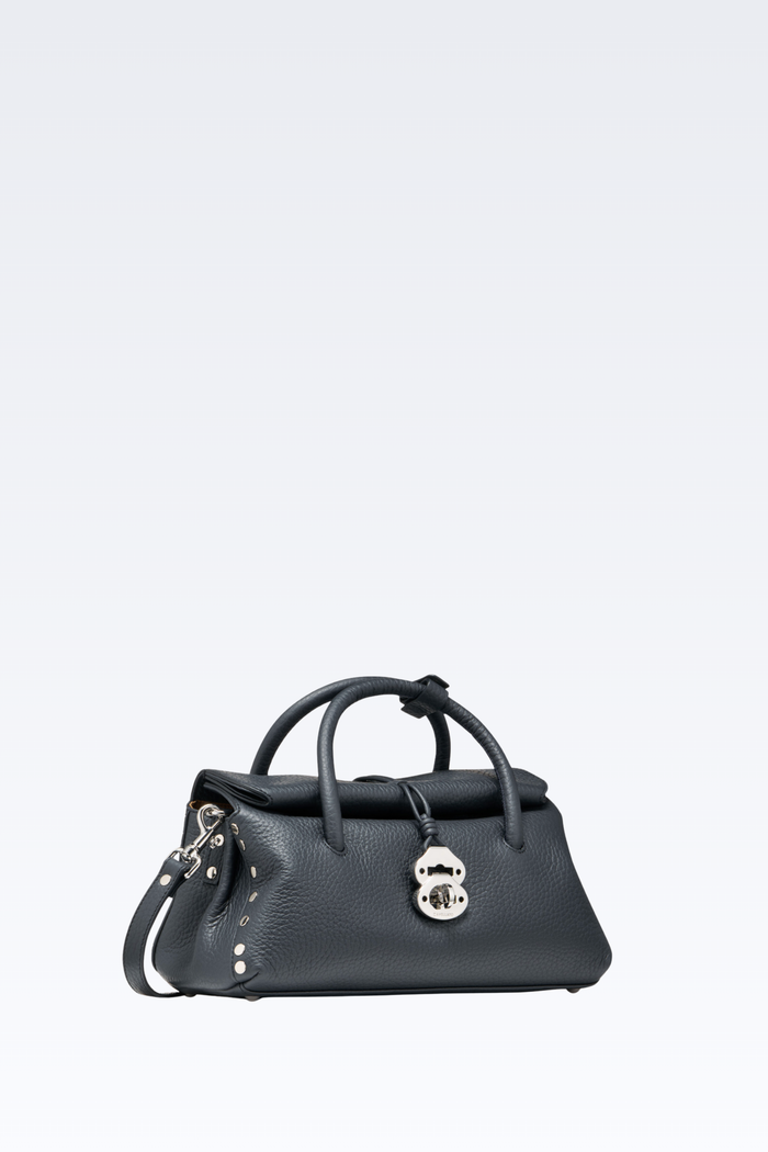 Zanellato Borsa Dotta Centauro S Pelle Blu-2