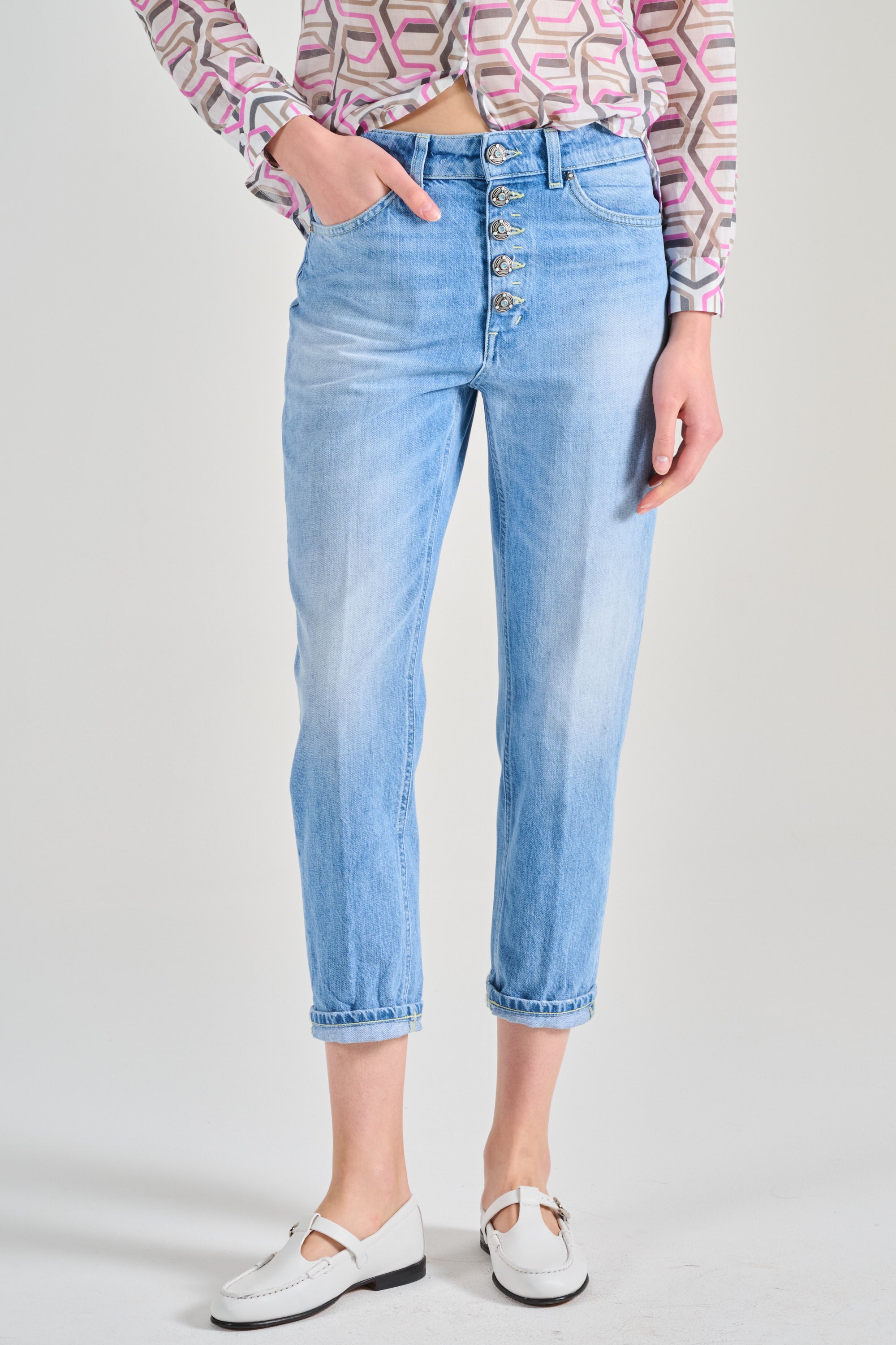 Dondup Jeans Koons Gioiello Blu Donna » Modamica