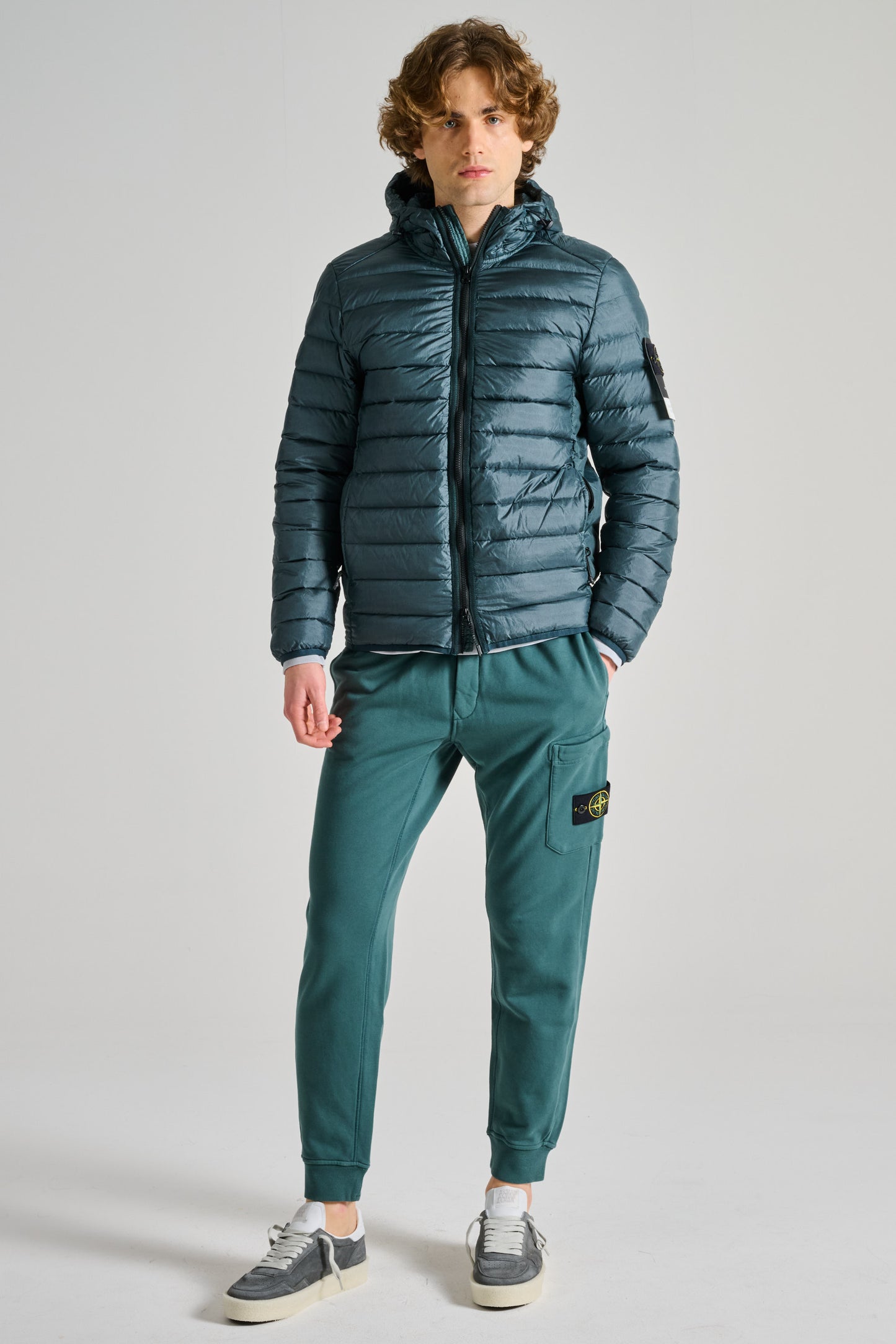  Stone Island Giubbino Verde Verde Uomo - 3