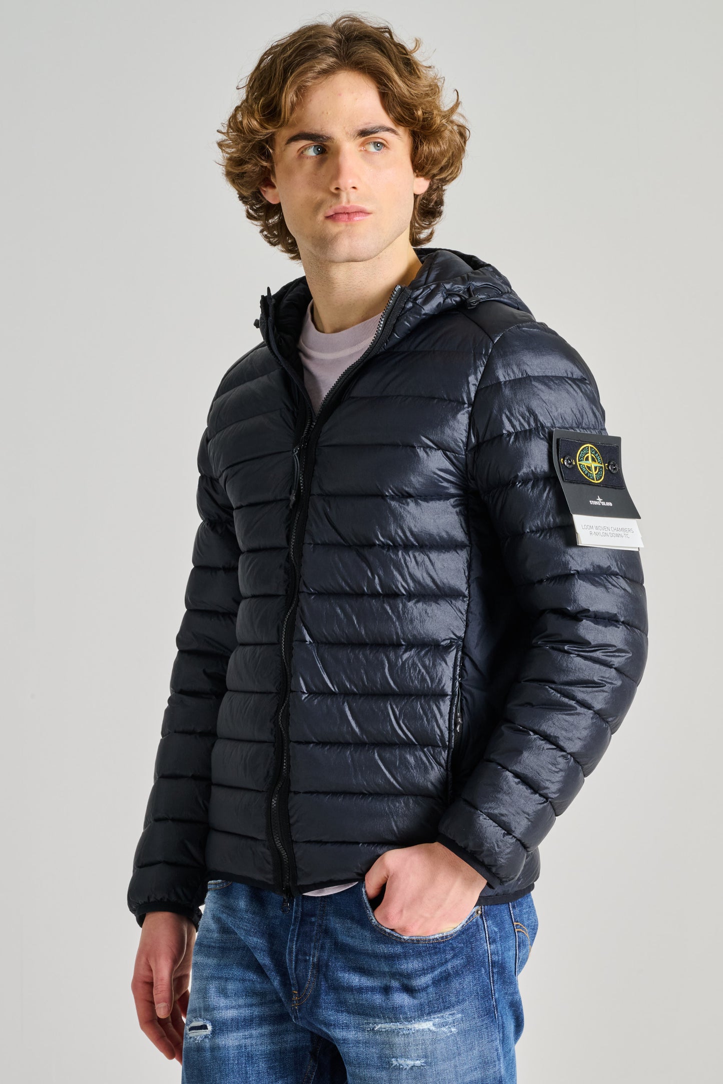  Stone Island Giubbino Blu Blu Uomo - 2