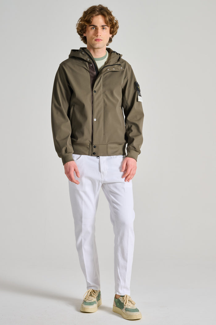  Stone Island Bomber Verde Verde Uomo - 3