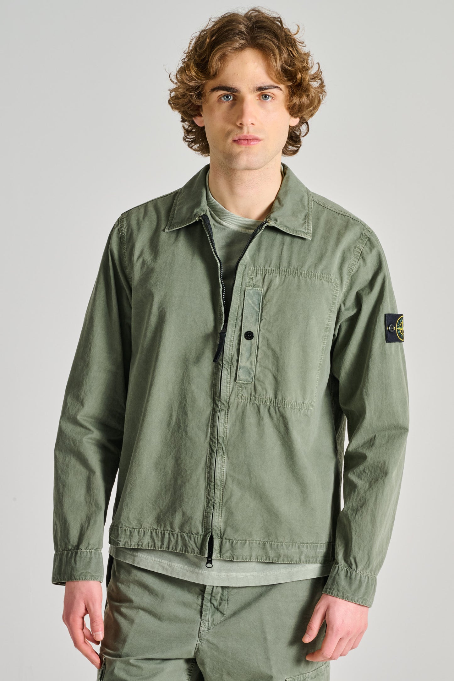  Stone Island Shirts Verde Verde Uomo - 1